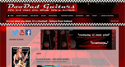Desktop Screenshot of doodadguitars.com